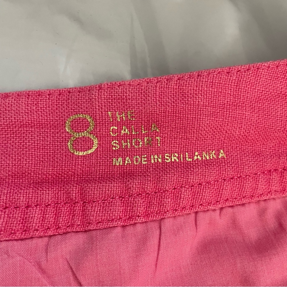 Lilly Pulitzer The Calla Linens Short Pink - Picture 4 of 7